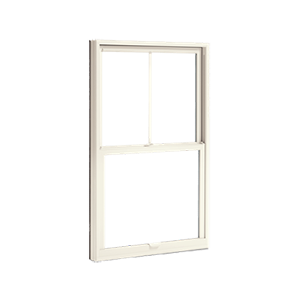 Marvin Essential Double Hung Window Interior Stone White Closed Windows